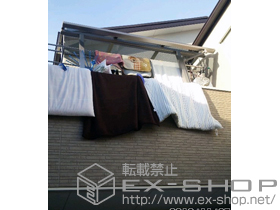 のバルコニー・ベランダ屋根 ライザーテラスII R型 屋根タイプ 単体 積雪〜20cm対応 施工例