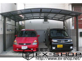 のカーポート カーブポートシグマIII ワイド　積雪〜20cm対応 施工例