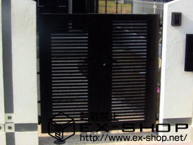 の門扉 シャレオR1型門扉　両開き 施工例