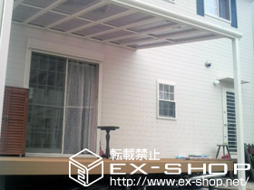 のテラス屋根 ヴェクターテラス F型 テラスタイプ 単体 積雪〜20cm対応 施工例