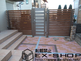 のフェンス・柵 プログコートフェンスＦ5型 施工例