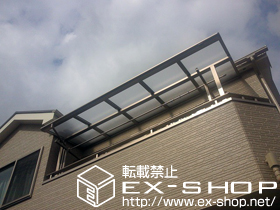 のバルコニー・ベランダ屋根 パワーアルファ L型 屋根タイプ 積雪〜30cm対応 施工例