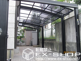 のカーポート カーブポートシグマ? 延長タイプ 積雪〜20cm対応 施工例