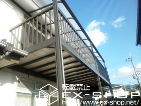 のバルコニー アクトステージ 太格子 柱立て式 施工例