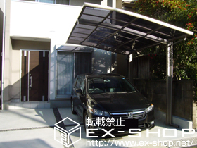 のカーポート カーブポートシグマ? 積雪〜20cm対応 施工例