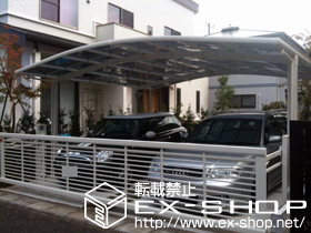 のカーポート カーブポートシグマIII ワイドタイプ 積雪〜20cm対応 施工例