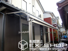 のテラス屋根 ライザーテラスII   R型 3000 テラスタイプ 連棟 積雪〜100cm対応 施工例