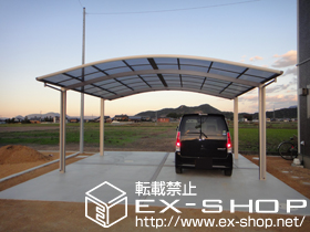 のカーポート プレシオスポート ワイド 積雪〜20cm対応 施工例