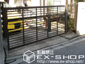 のカーゲート オーバードアR1型 手動式 施工例