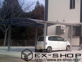 のカーポート レイナポート　M合掌タイプ　積雪〜20cm対応 施工例