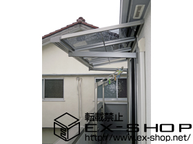 のバルコニー・ベランダ屋根 ライザーテラスII F型 ルーフタイプ 単体 積雪〜20cm対応 施工例