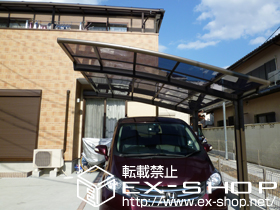 のカーポート カーブポートシグマ? 積雪〜20cm対応 施工例