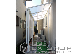 のテラス屋根 ライザーテラスII F型 単体 テラスタイプ 積雪〜20cm対応 施工例