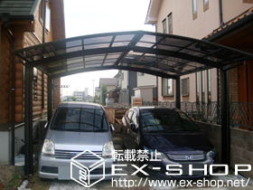 のカーポート プレシオスポート M合掌 積雪〜20cm対応 施工例