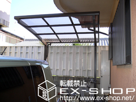 のサイクルポート・駐輪場 カーブパークシグマ? オープンタイプ 積雪〜30cm対応 施工例