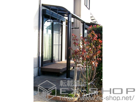 のテラス屋根 ヴェクターテラス R型 テラスタイプ 単体 積雪〜20cm対応 施工例