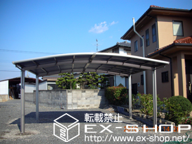 のカーポート カーブポートシグマIII ワイド 積雪〜20cm対応 施工例