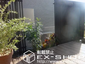 LIXIL リクシル(TOEX)のフェンス プログコートフェンスF1型 施工例