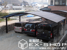 のカーポート リベルポートシグマIII 3台用 積雪〜20cm対応 施工例