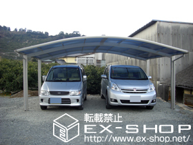 のカーポート プレシオスポート ワイド 積雪〜20cm対応 施工例