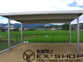 のカーポート レオンポートneo 2台用 積雪〜50cm対応 施工例