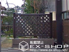 のフェンス・柵 ステイウッドフェンスM2型 施工例