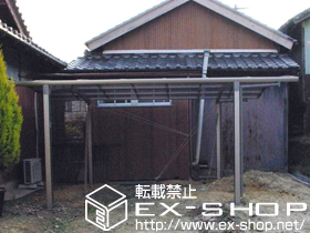 のカーポート カーブポートシグマ? ワイド 積雪〜20cm対応 施工例