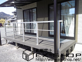 のテラス屋根 ヴェクターテラス F型 テラスタイプ 単体 積雪〜20cm対応 施工例