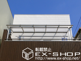 のバルコニー・ベランダ屋根 ヴェクターテラス R型 屋根タイプ 単体　積雪〜20cm対応 施工例