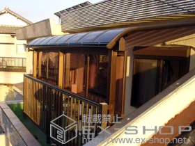 YKKAP�̃o���R�j�[���� ���F�N�^�[�e���X R�^ 1500 �����^�C�v �P�́@�ϐ�`50cm�Ή��{�O�ʃp�l���@H800�@1�i�p �{�H��