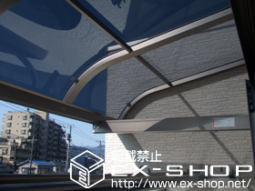 のバルコニー・ベランダ屋根 パワーアルファ RB型 ルーフタイプ 単体　積雪〜20cm対応 施工例