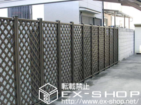 のフェンス・柵 ステイウッドフェンスM1型 施工例