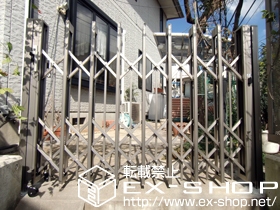 のカーゲート アルシャインII PG型R Aタイプ ノンレール 片開き 施工例