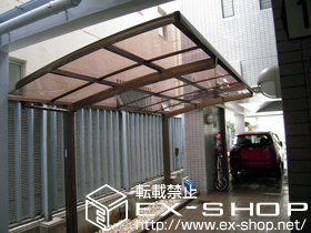 のサイクルポート・駐輪場 カーブポートシグマIII ミニ 積雪〜30cm対応 施工例