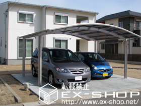 のカーポート プレシオスポート ワイド 積雪〜20cm対応 施工例