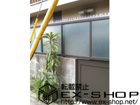 のフェンス・柵 シャレオRP型フェンス フリーポールタイプ 施工例