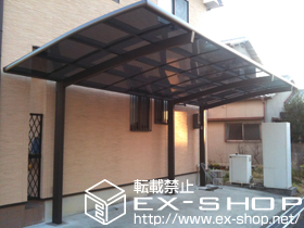 のカーポート カーブポートシグマIII 延長　積雪〜20cm対応 施工例