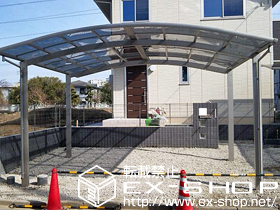 のカーポート プレシオスポート ワイド 積雪〜20cm対応 施工例