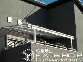 のバルコニー・ベランダ屋根 パワーアルファ F型 屋根タイプ 単体　積雪〜30cm対応 施工例