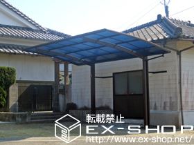 のカーポート プレシオスポート 積雪〜20cm対応＋着脱式補助柱（2本入り） 施工例