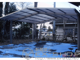 のカーポート サーフポートIII M合掌　積雪〜20cm対応 施工例
