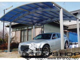 のカーポート プレシオスポート ワイド 積雪〜20cm対応 施工例