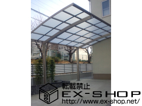 のカーポート カーブポートシグマIII 積雪〜20cm対応 施工例