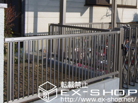 のフェンス・柵 プリレオR2型フェンス フリーポールタイプ 施工例