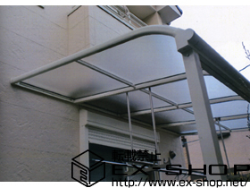 のテラス屋根 ヴェクターテラス R型 テラスタイプ 単体 積雪〜20cm対応 施工例