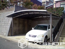 のカーポート カーブポートシグマIII ワイド　積雪〜20cm対応 施工例