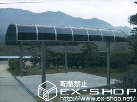 のカーポート テールポートシグマIII M合掌 積雪〜20cm対応＋屋根材ホルダー×4本 50タイプ用 施工例