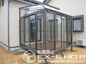 のテラス囲い・サンルーム ほせるんですII R型 床納まり 積雪〜20cm対応 施工例