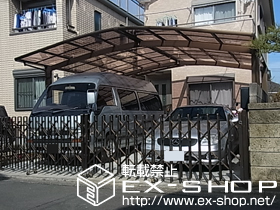 のカーポート カーブポートシグマIII M合掌 積雪〜20cm対応 施工例