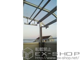 のバルコニー・ベランダ屋根 ヴェクターテラス R型 屋根タイプ 単体　積雪〜20cm対応 施工例